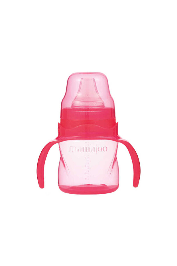Mamajoo Yumuşak Uçlu Kulplu Eğitici Bardak 160 Ml Pembe 6 Ay+