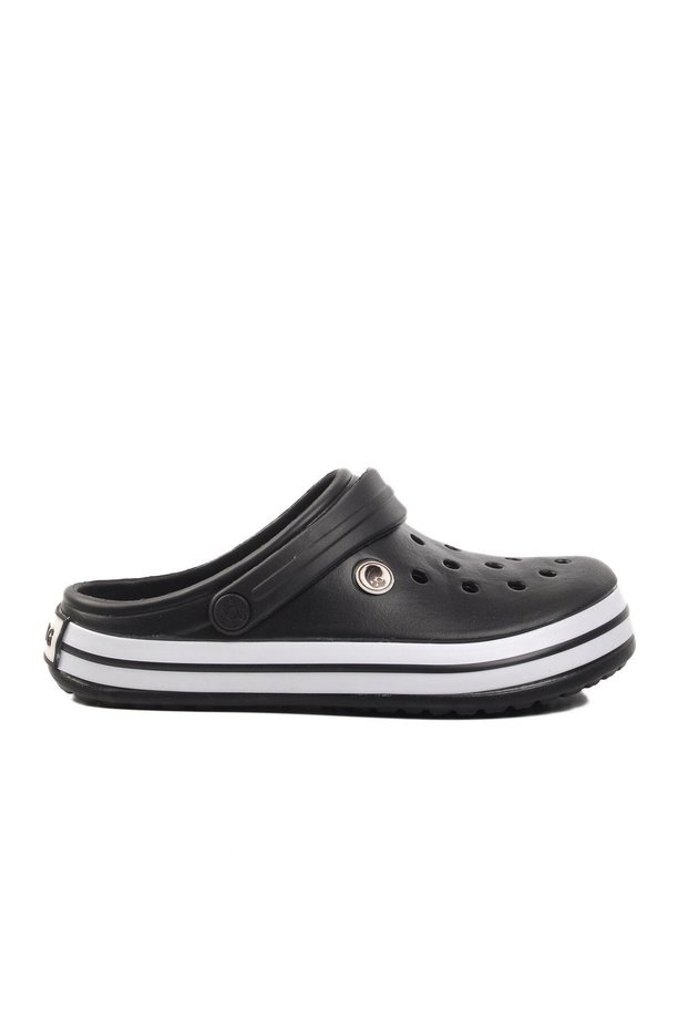 Black Anatomical Orthopedic Sabo Comfort Doctor Nurse Cook Unisex Slippers & Sandals