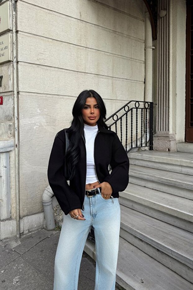 Siyah Minato Ceket - 6