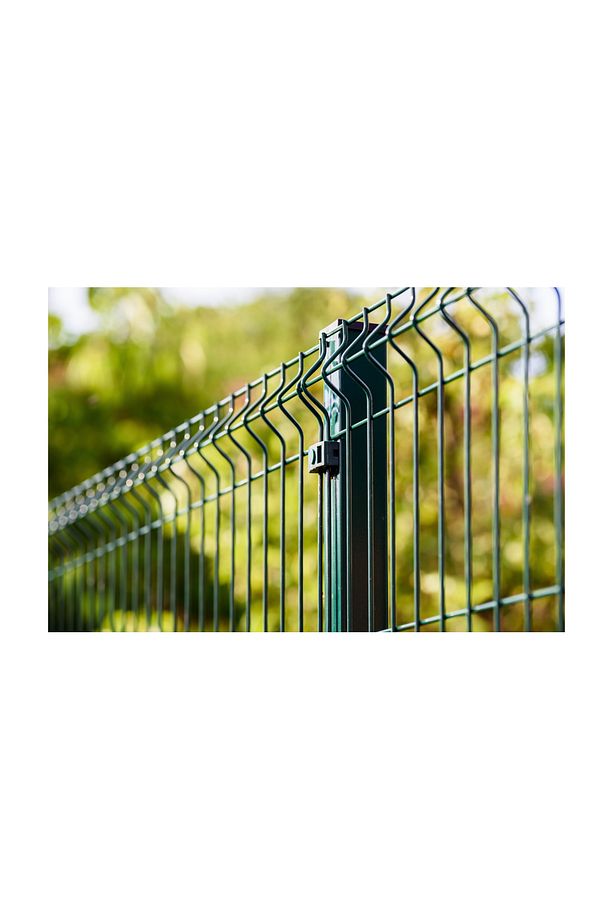 10 Adet Panel Çit Direği 100 CM Aksesuarlar Dahil - 5