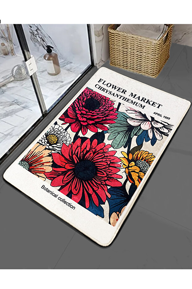 Flower Market 70X120 cm Bath Mat
