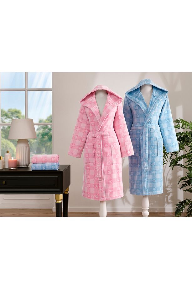 Özdilek Shell Plaid Kadife Happy Aile Seti - 2