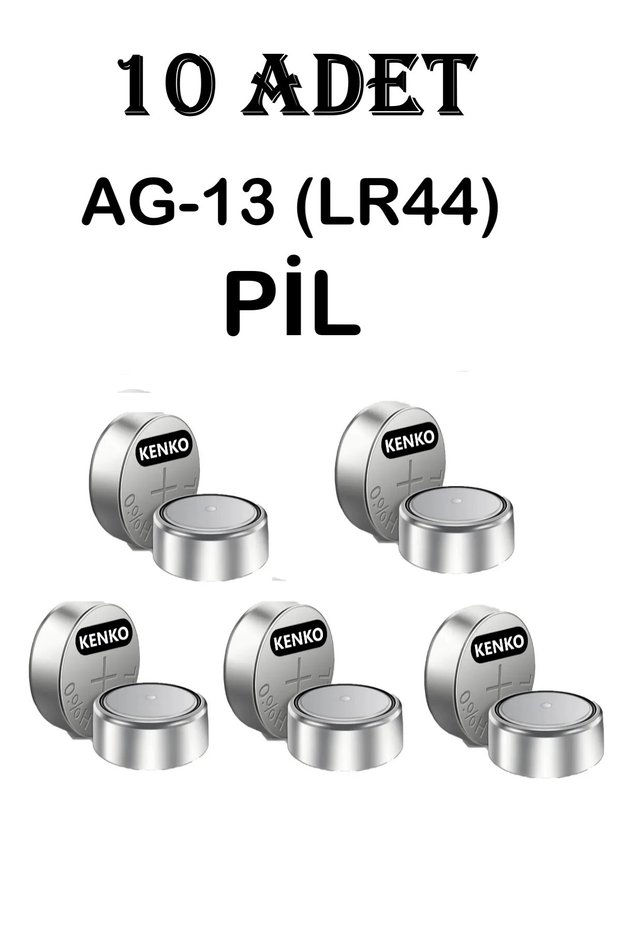 AG13 (LR44) Pil 10 Adet