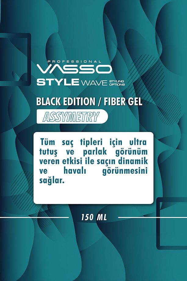 24 Saat Ultra Tutuş Ve Parlak Görünüm Veren Şekillendirici - Vasso Asymmetry Fiber Jel 150 ml - 3