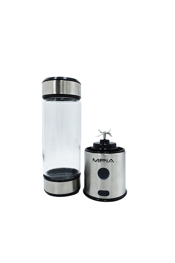 6 Bıçaklı 450ml Kapasite 2000 mah Type C Şarjlı Sessiz Çalışan Cam El Blenderi Yedek Başlık Hediyeli - 3