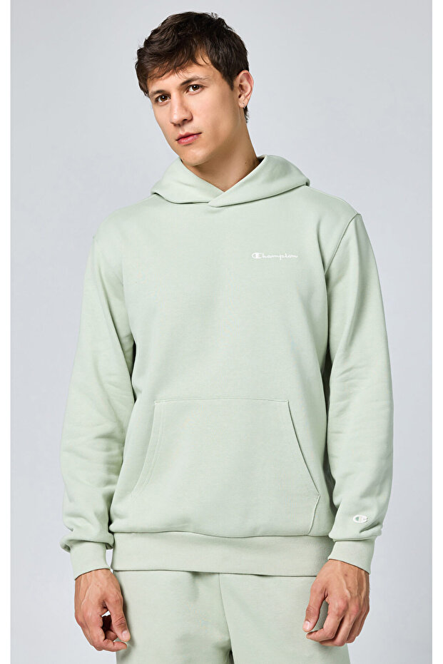 Eco Future Hooded Sweatshirt Organic Cotton Green Men's Hooded Sweatshirt-E20000-Gs072