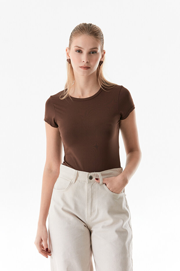 Basic Bisiklet Yaka Body - 4