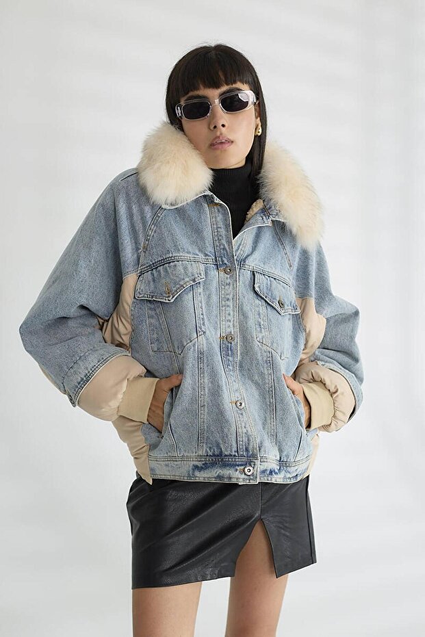 D99424 Kadın Mont - 1