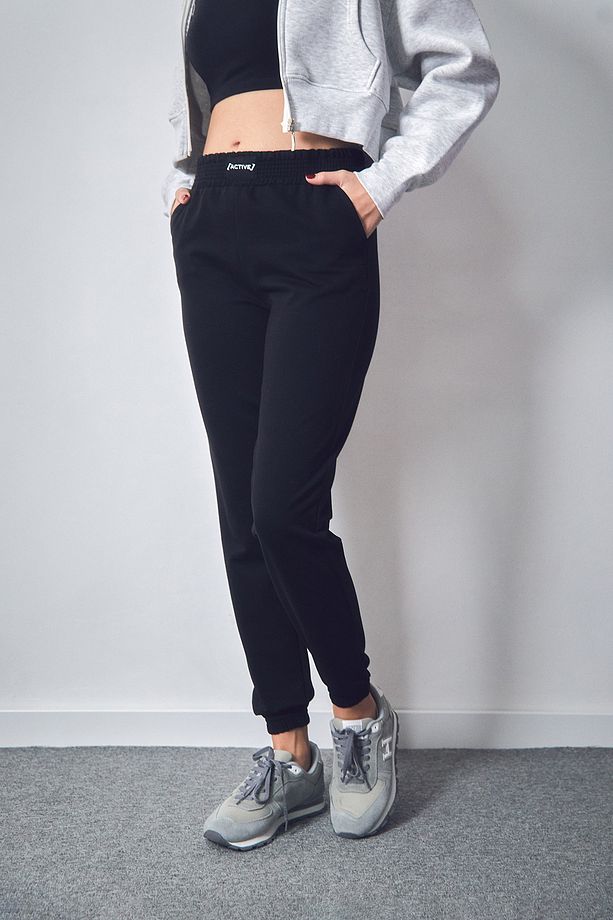Cepli Beli Lastikli Jogger Eşofman Altı - 2