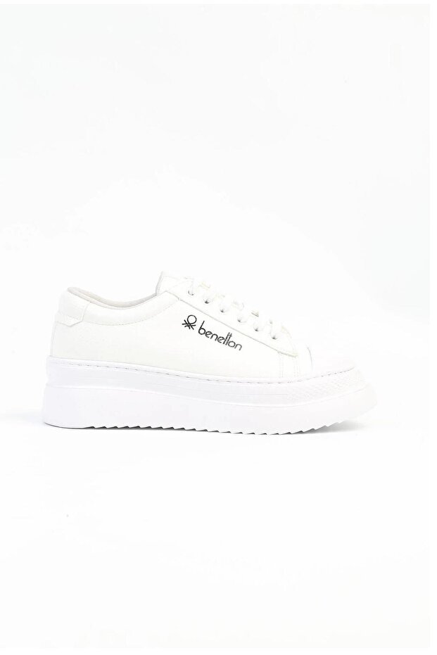 Bn-31056 White High Sole Women's Sneakers
