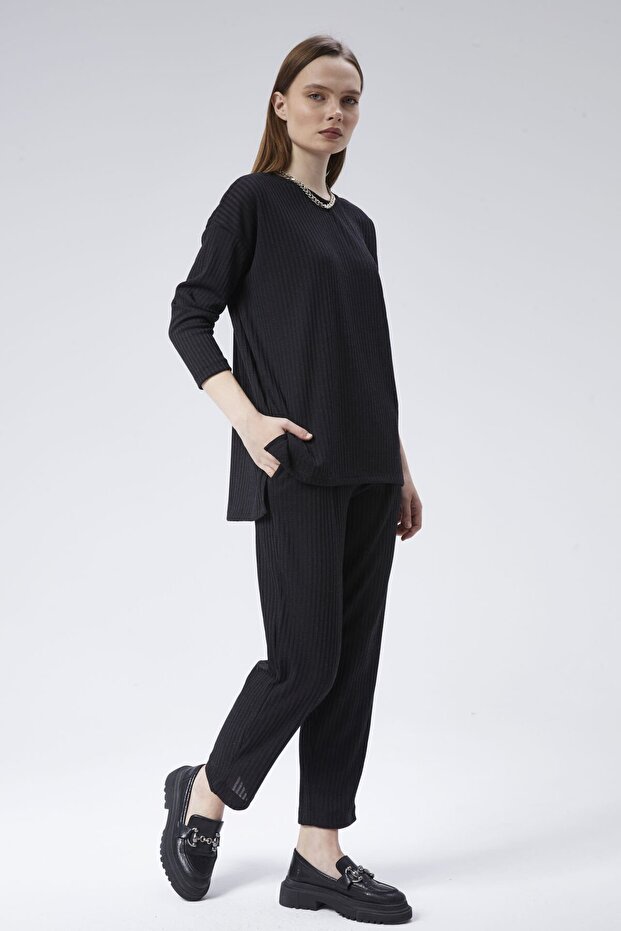 Triko Comfort Ikili Takım - Siyah - 2