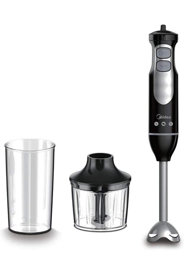 400W Hand Blender | Stainless Steel Blade | Variable Speed + Turbo