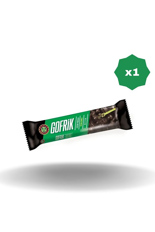 KAHVE DÜNYASI GOFRİK BİTTER ÇİKOLATALI ANTEP FISTIKLI GOFRET 33 GR - (1 ADET) - 1
