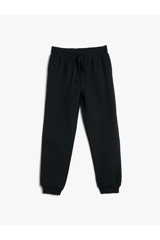 Jogger Eşofman Altı Basic Beli Bağlamalı - 1