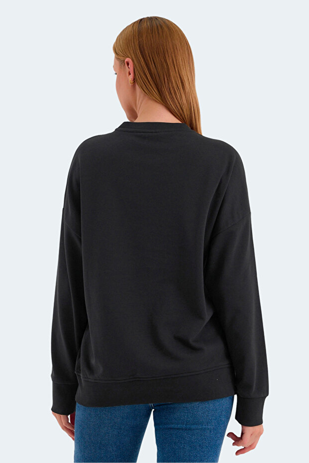 VIRTUE Kadın Siyah Sweatshirt - 2