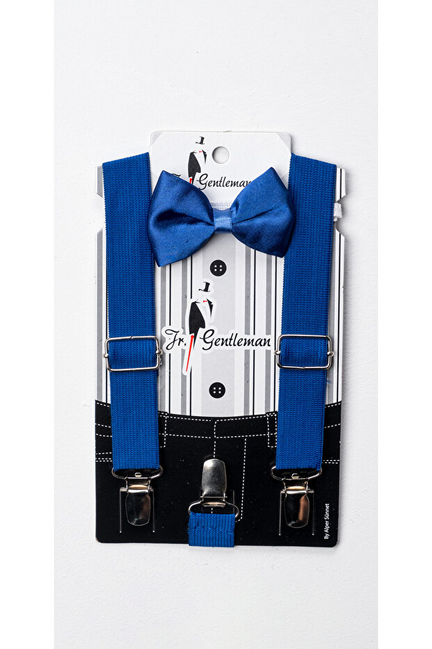 Children's Trouser Suspenders and Bow Tie Suit 1-11 Years April 23 Eid