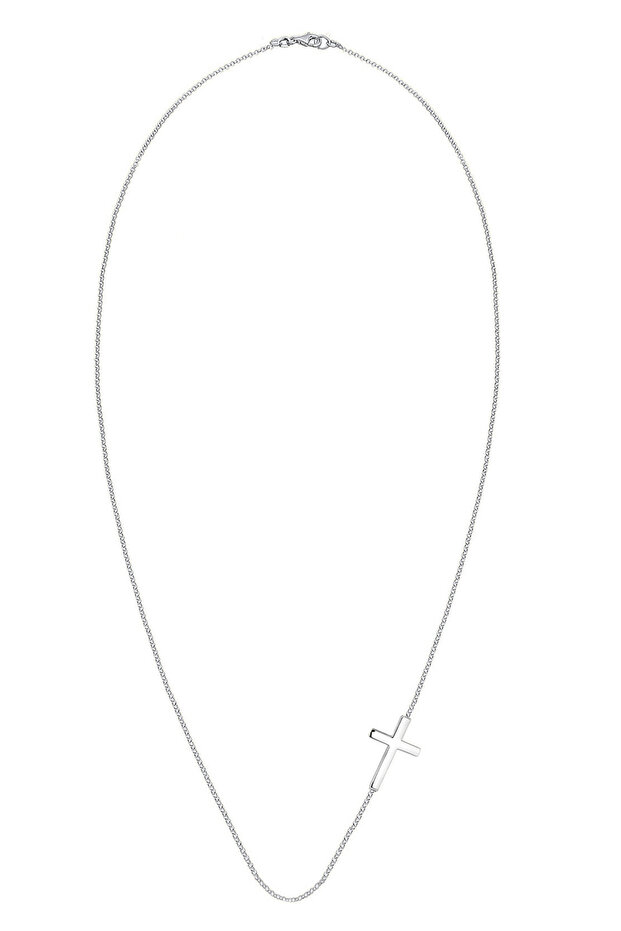 Dámský náhrdelník s křížkem a přívěskem Religion Basic ze stříbra 925, pozlacený - 3