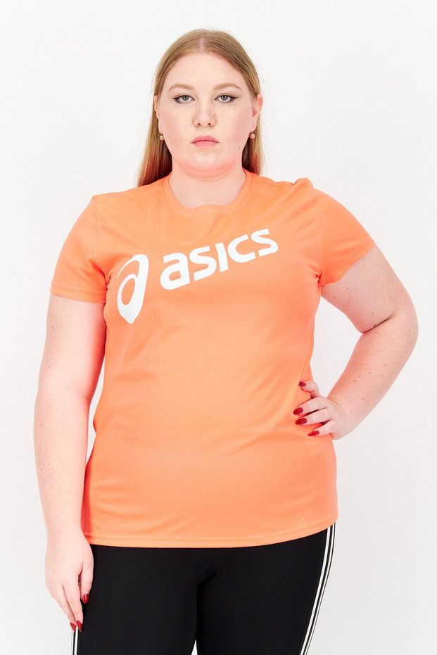 Women Sportswear Fit Short Sleeve Training T-Shirt, Fiery Flame