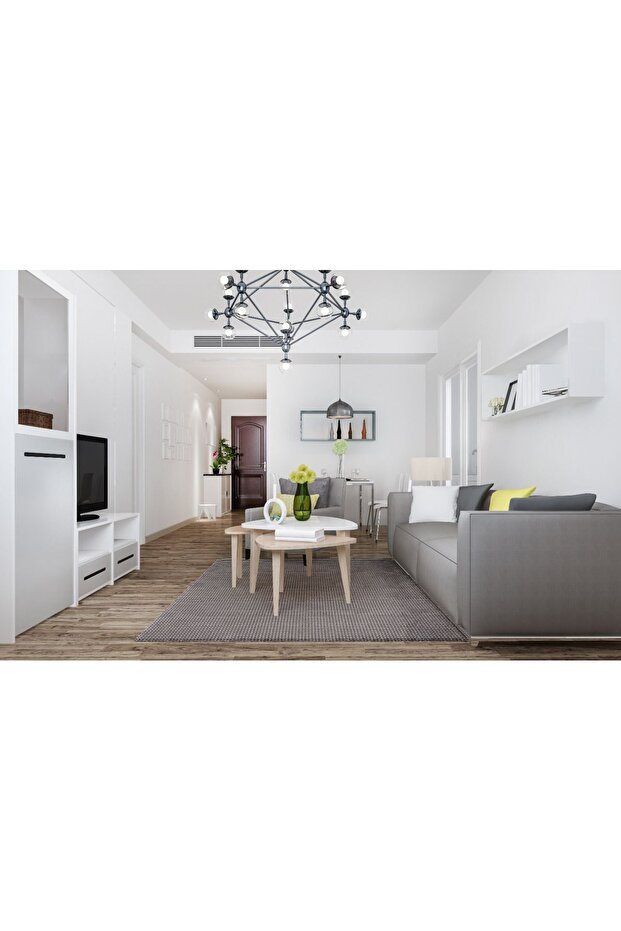 Modern Kilim Pati Dostu Pamuk Iplikli Massandra Ms02b - 2