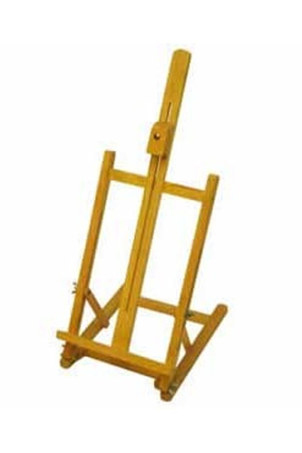 Masaüstü Şövale Ayarlı Ahşap Resim Şövalesi Ressam Sehpası 70cm - 1