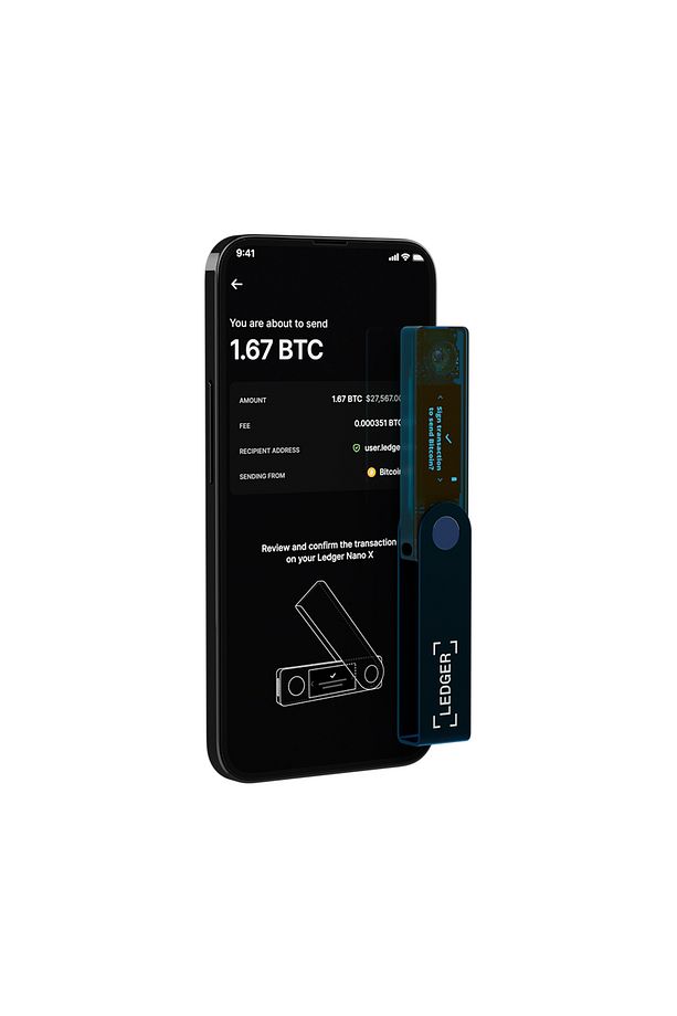 Nano X Safir Mavisi Kripto Donanım Cüzdanı - 6