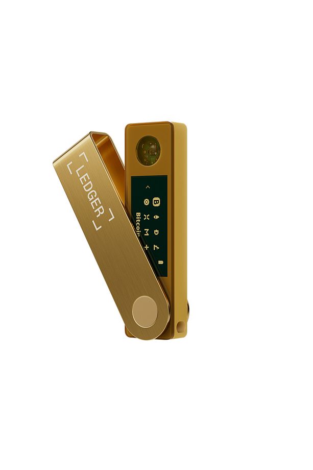 Nano X Altın Kripto Donanım Cüzdanı - 1