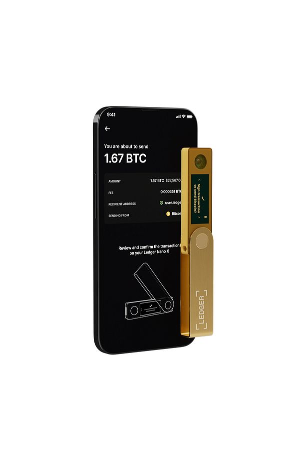 Nano X Altın Kripto Donanım Cüzdanı - 7