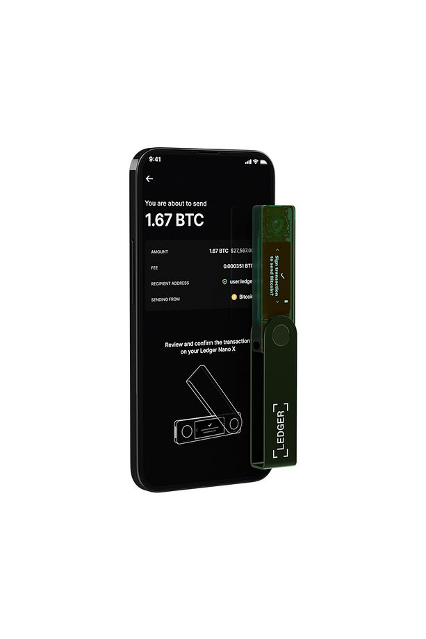 Nano X Zümrüt Yeşili Kripto Donanım Cüzdanı - 7