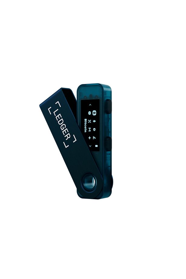 Nano S Plus Safir Mavisi Kripto Donanım Cüzdanı - 1