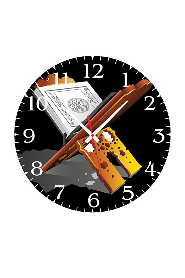 Duvar Mdf Tablo 5 Parça Set Ve saatli - 3