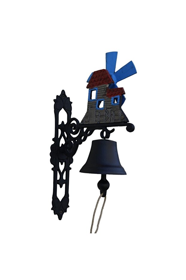 ANTİK TARZ DÖKME DEMİR KAPI ÇANI YELDEĞİRMENİ - 7