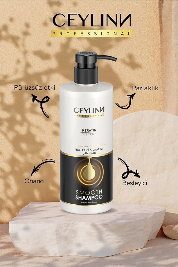 Keratin Smooth Şampuan 500 ml Keratinli Şampuan - 2