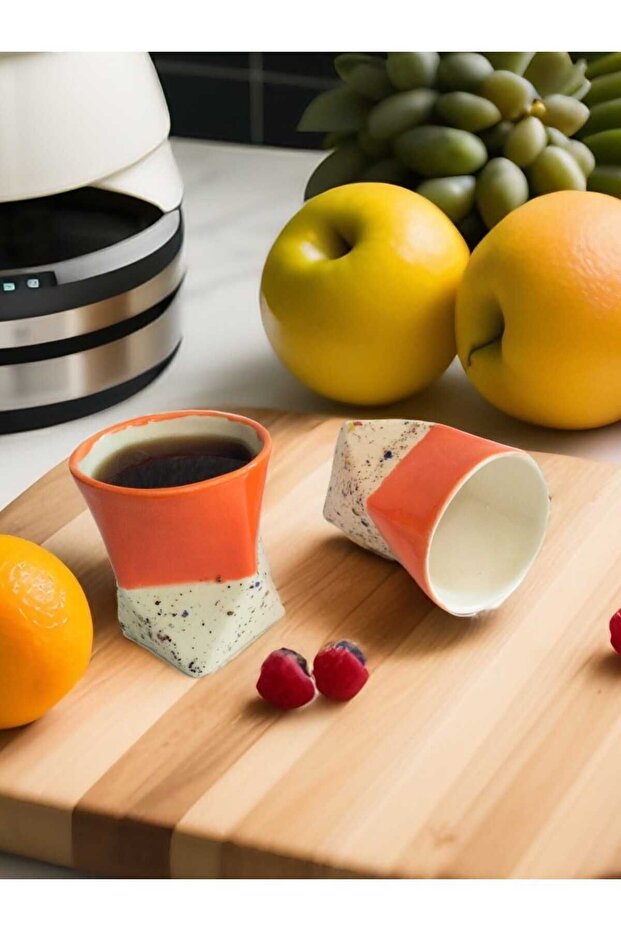 Kübik Espresso, Kulpsuz Bardak - 1