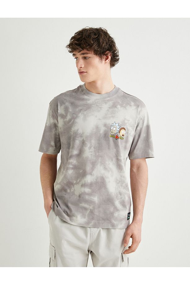 Rick and Morty Oversize Tişört Lisanslı Baskılı - 3