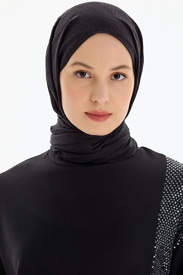 Jakar Şal - Siyah - 2