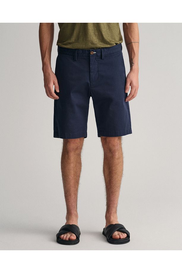 Erkek Lacivert Slim Fit Şort - 4