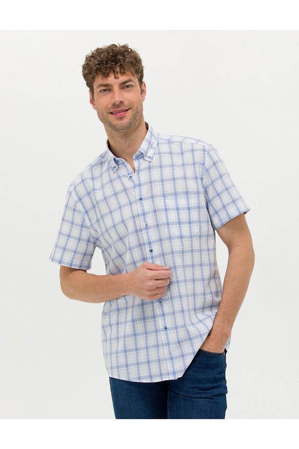 Mavi Regular Fit Kısa Kollu Gömlek 50265122-VR036 - 3