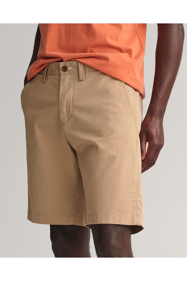 Erkek Bej Slim Fit Şort - 2
