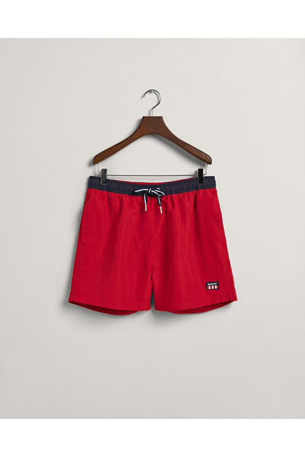 Erkek Kırmızı Mayo Şort - 4