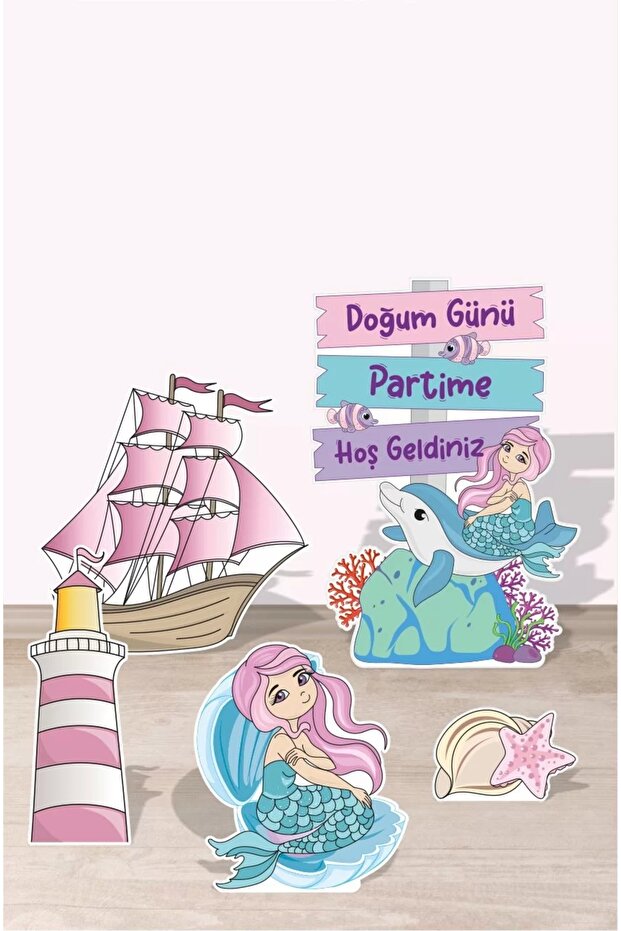 Σετ Πάνελ Ποδιών Γοργόνας - 1