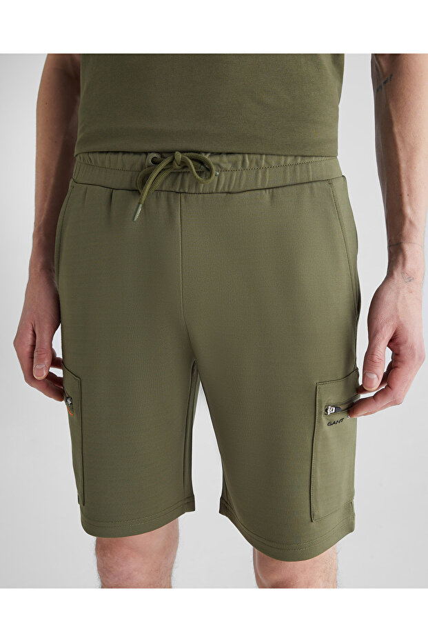 Erkek Yeşil Regular Fit Şort - 4