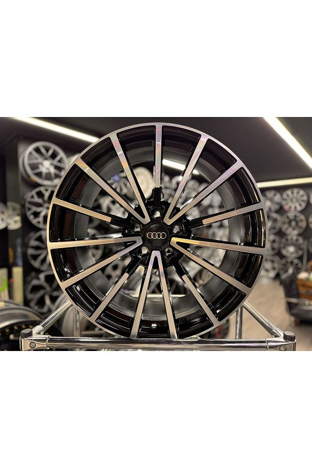 19 I?nc 5x112 Audi? S-li?ne Jant Takimi Black Machi?ned (4 Adet) - 1