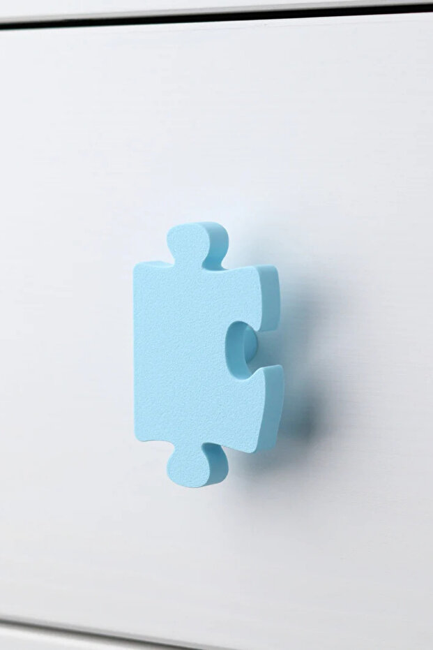 Puzzle Cabinet Handle – Modern and Fun Decorative Handle for Children's Room, Kitchen and Bathroom Cabinets