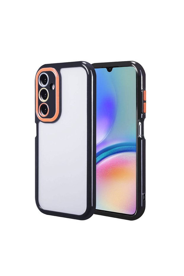 جراب لهاتف Galaxy A05S - غطاء فيتامين مع حماية للكاميرا - أسود