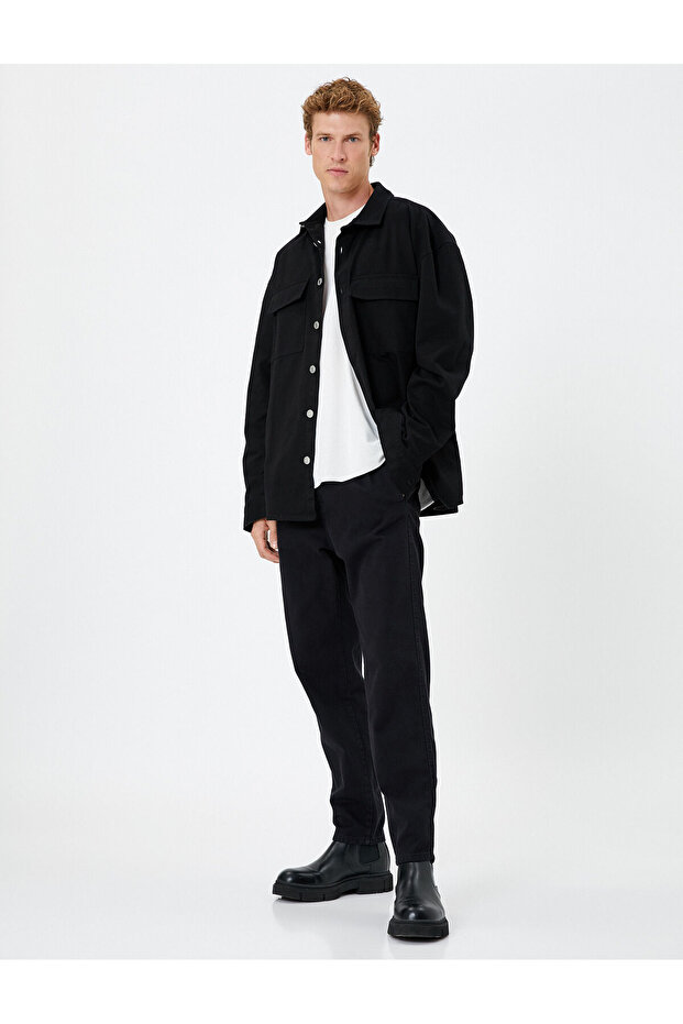 Canvas Trousers Pocket Cotton