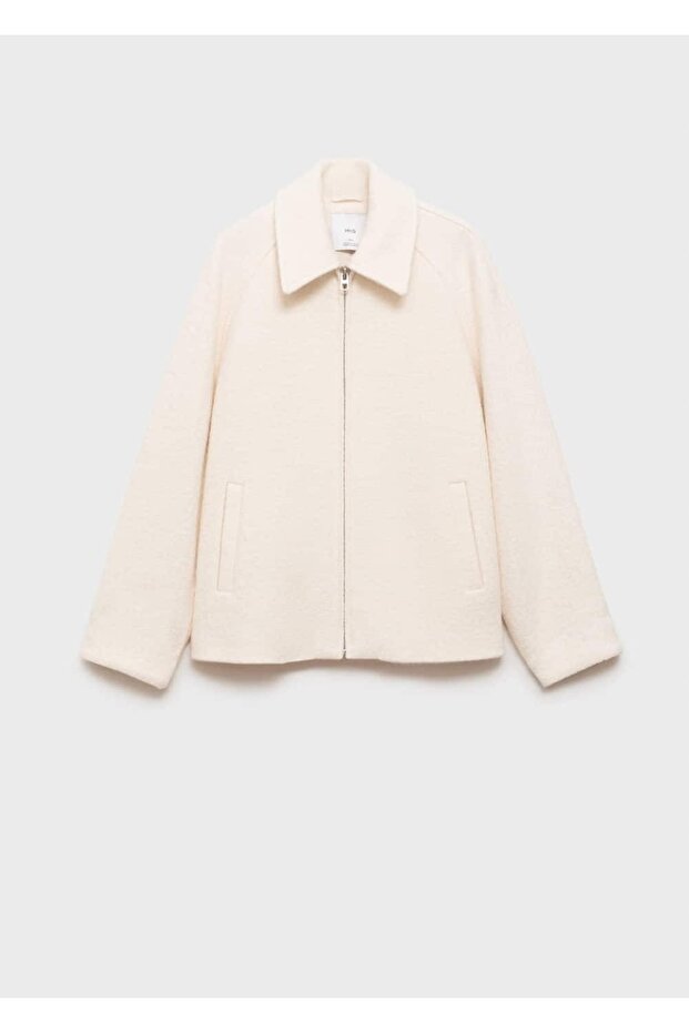 Wool Jacket with Pockets - 3