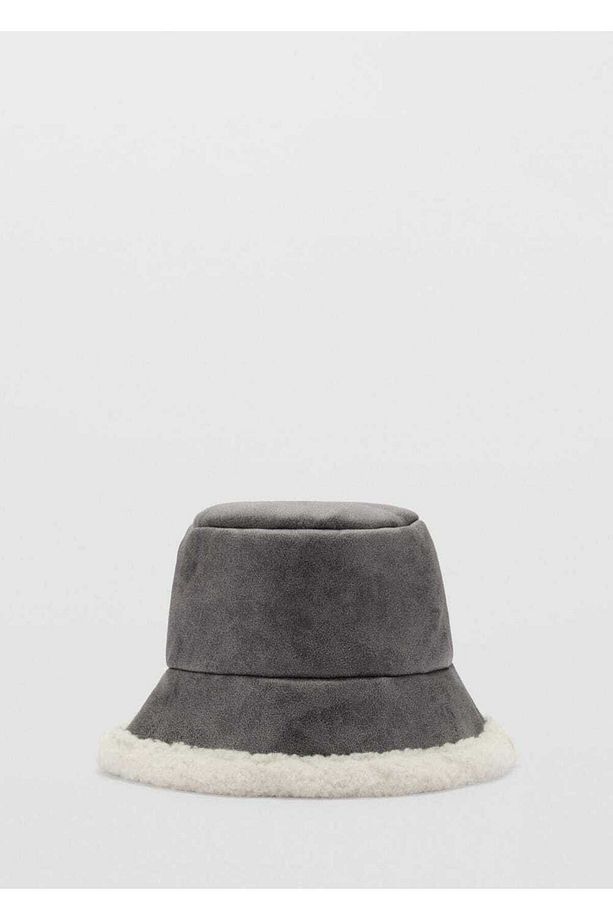 Kırpma yünlü bucket şapka - 2