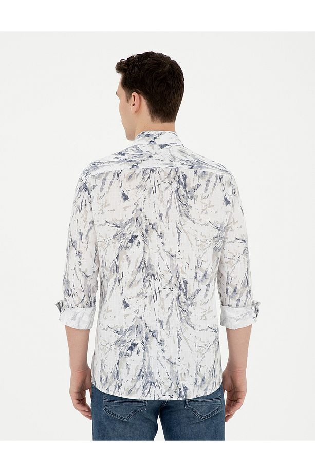 Açık Mavi Regular Fit Uzun Kollu Gömlek 50284239-VR095 - 5