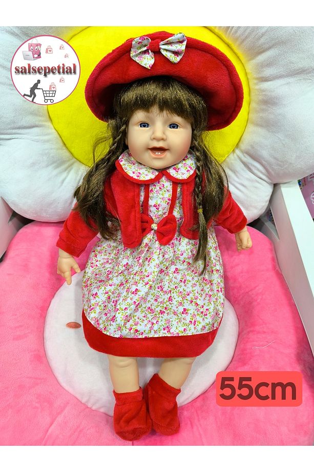 Büyük Boy Et Bez Bebek 55 Cm Oyuncak Bebek - 1