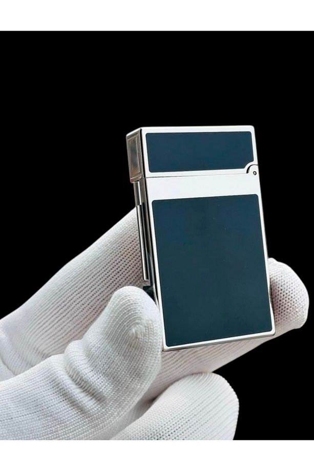 S.t. Dupont Ligne 2 Paris Black Silver Çakmak – Efsanevi Pine Sesi Ile Lüksün Simgesi - 2